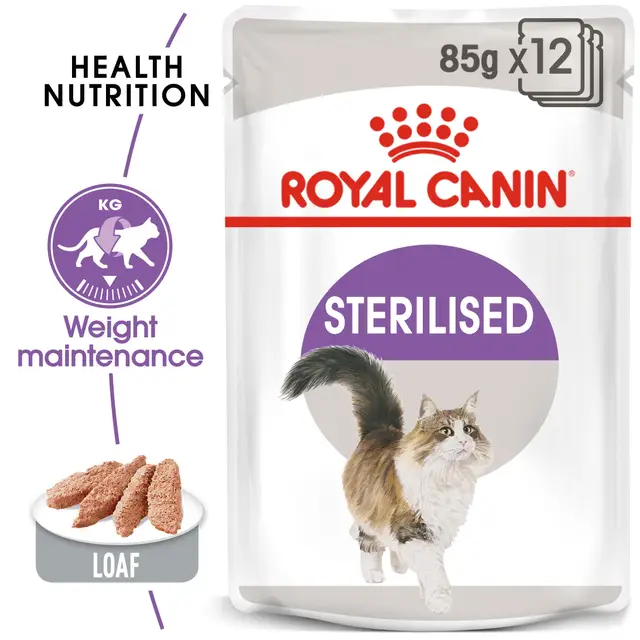 ROYAL CANIN SOBRE STERILIZED IN LOAF 85G - Imagen 2
