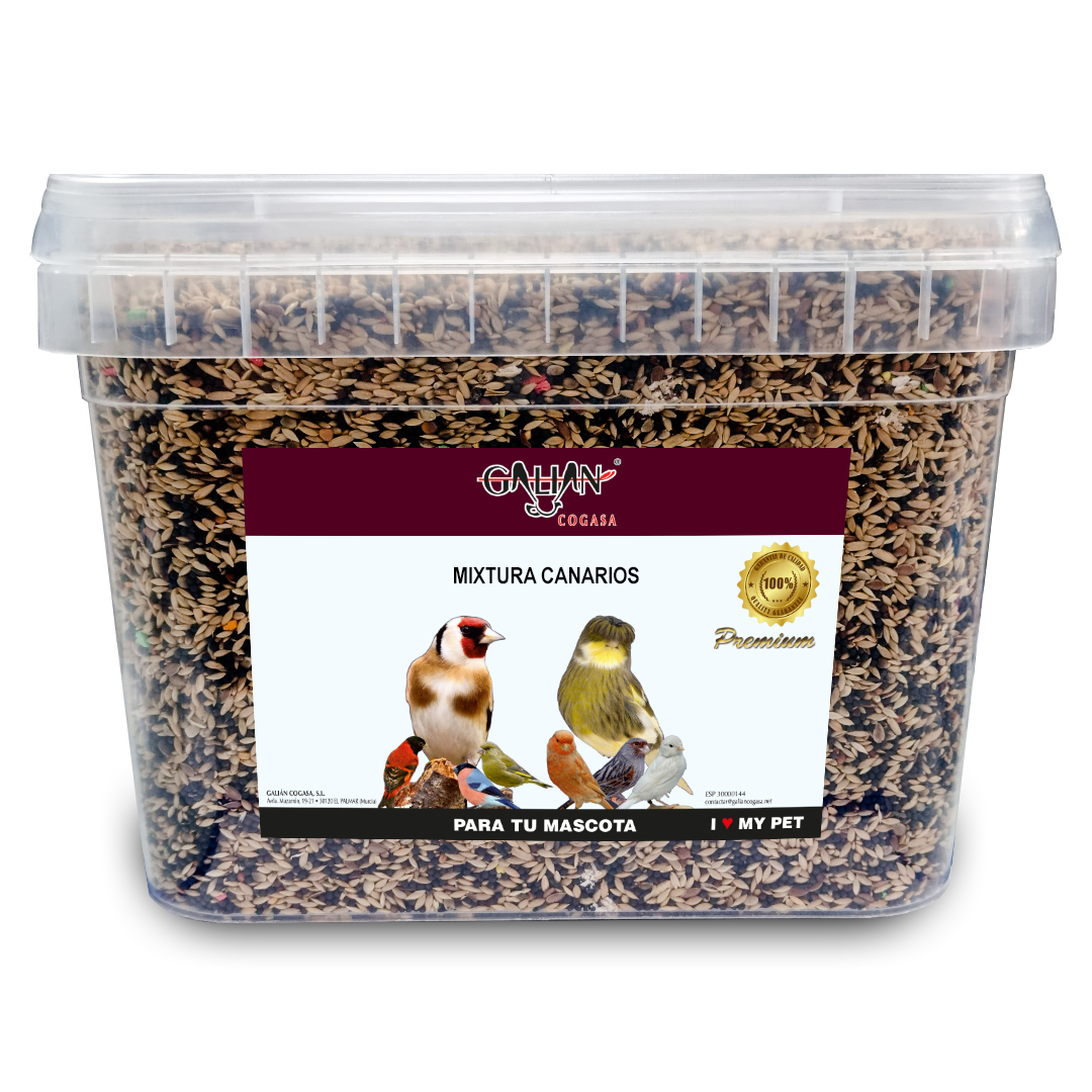 MIXTURA CANARIOS NORMAL CUBO 5500 GR