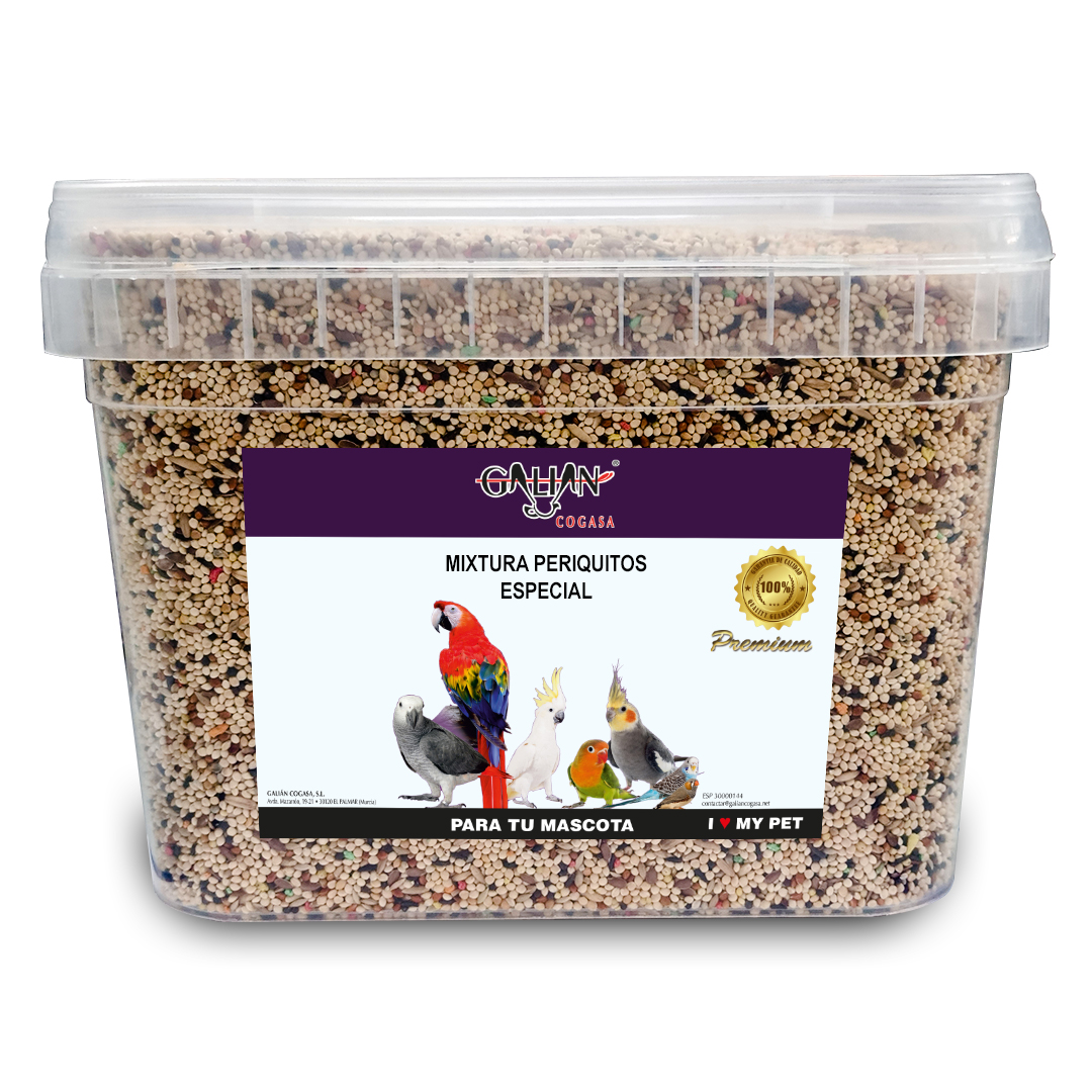 MIXTURA PERIQUITOS ESPECIAL CUBO 6000 GR