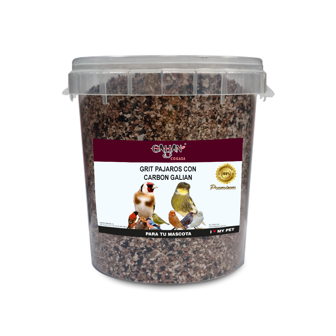 GRIT PAJAROS CON CARBON GALIAN CUBO1.25K