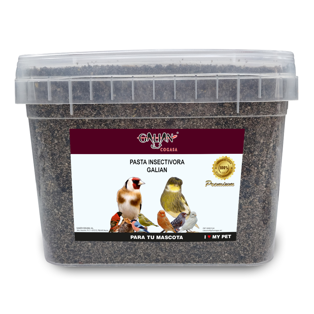 PASTA INSECTIVORA GALIAN 5 KG CUBO