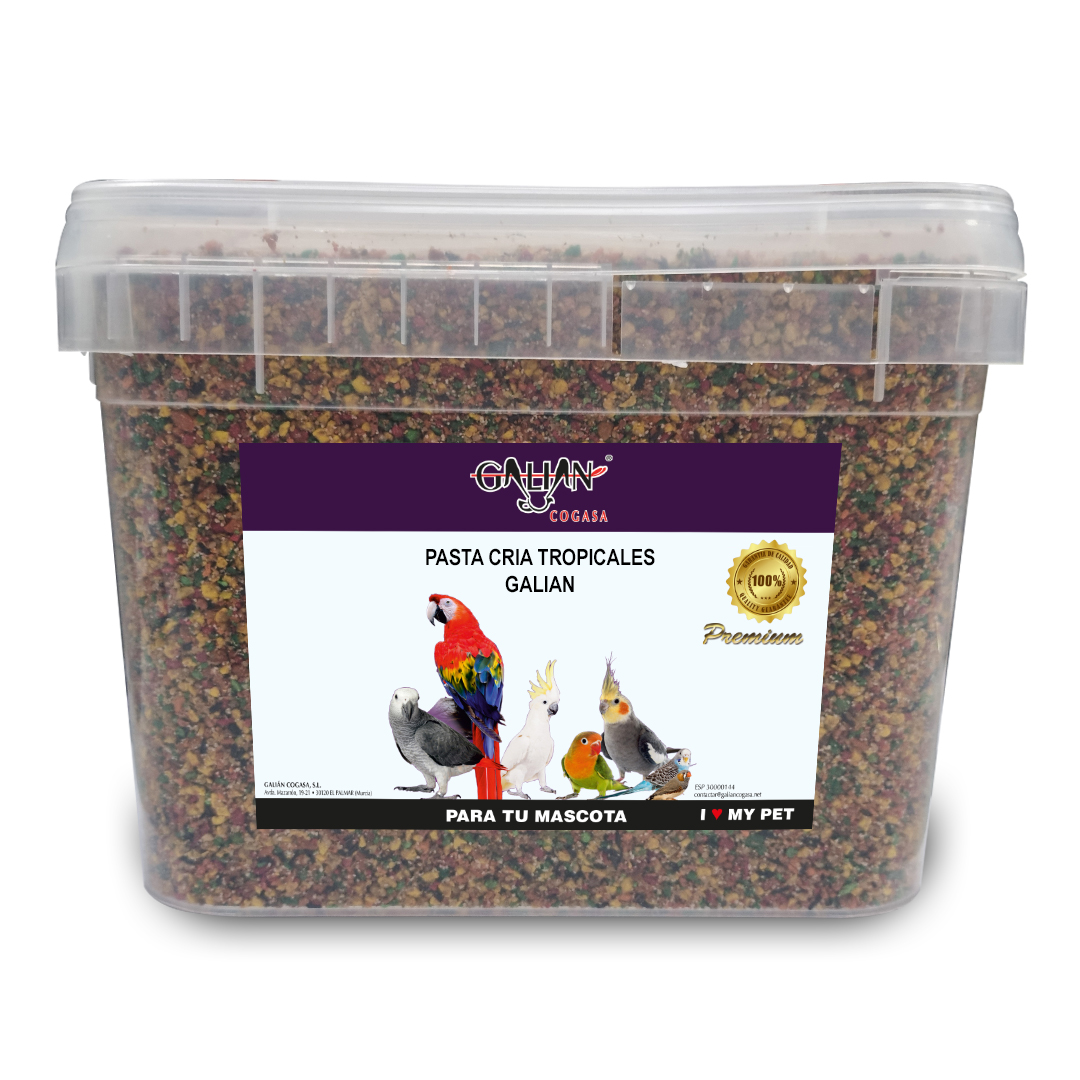 PASTA DE CRIA TROPICALES GALIAN 5 Kg cub