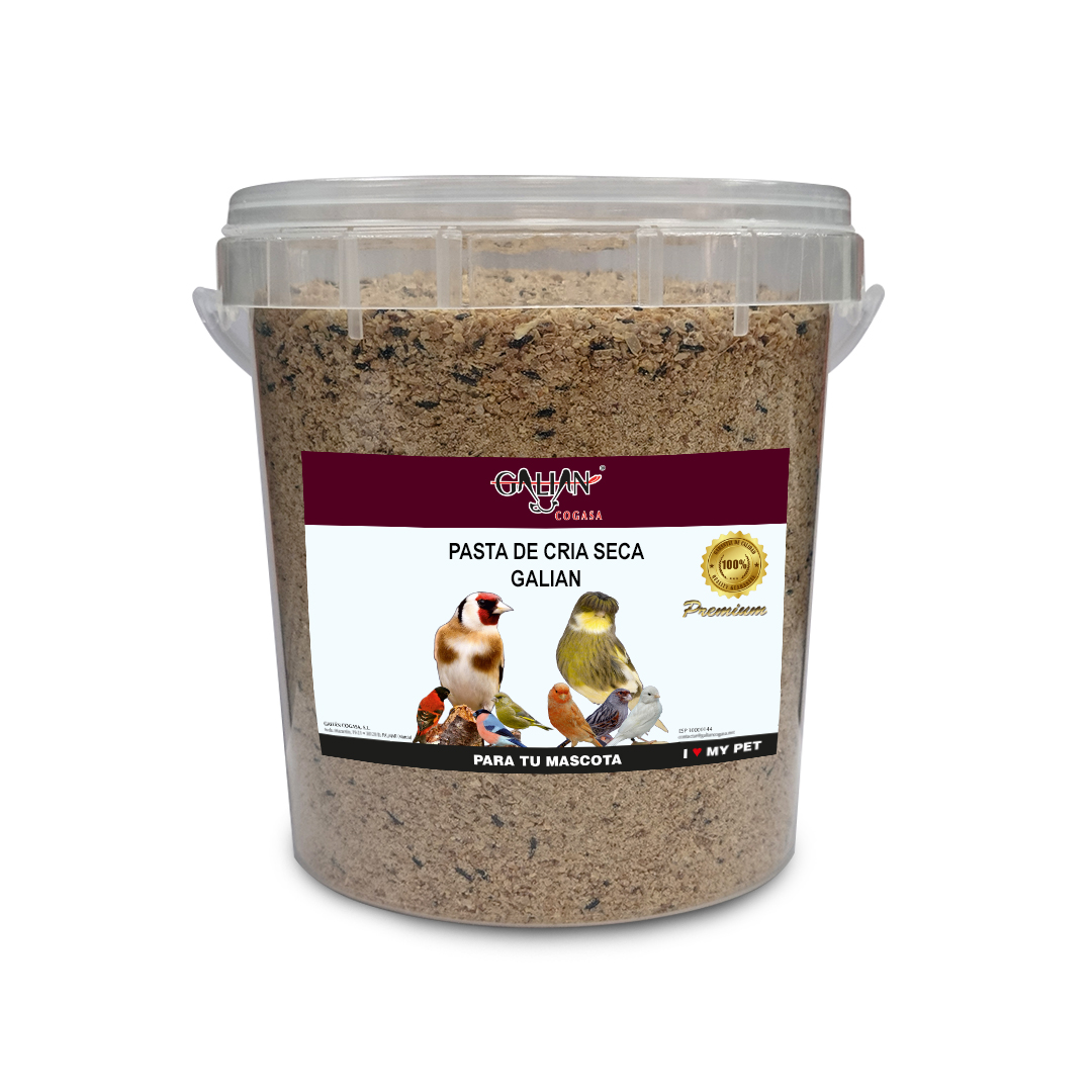 PASTA DE CRIA SECA GALIAN 900 GR CUBO