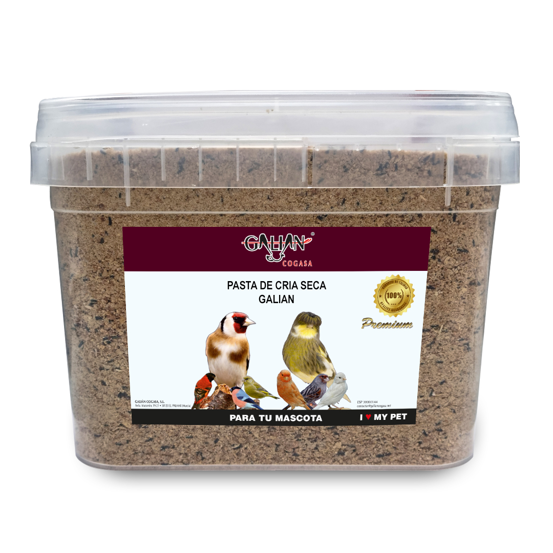 PASTA DE CRIA SECA GALIAN 4500 GR CUBO