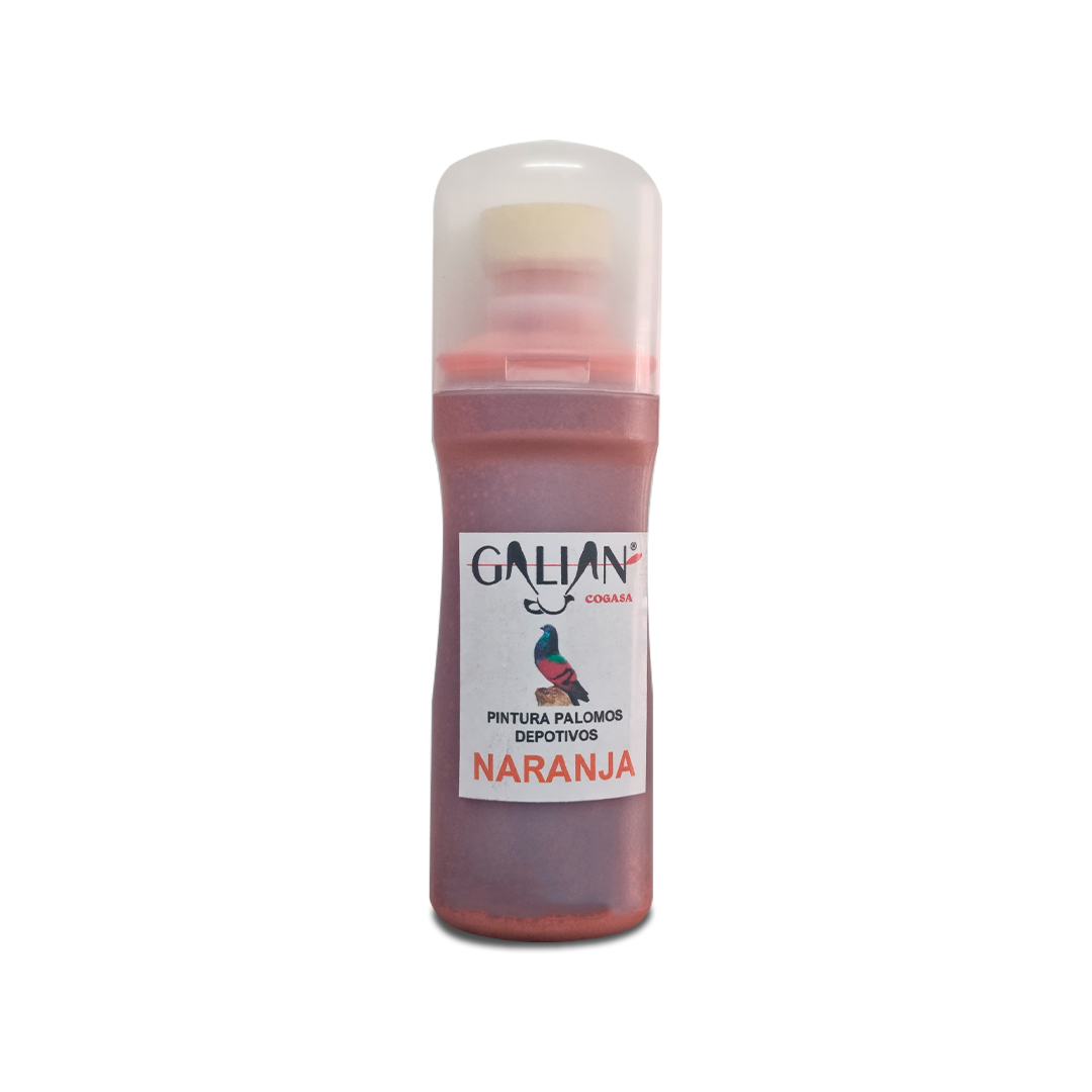 PINTURA PALOMOS NARANJA PINTA FACIL GALI