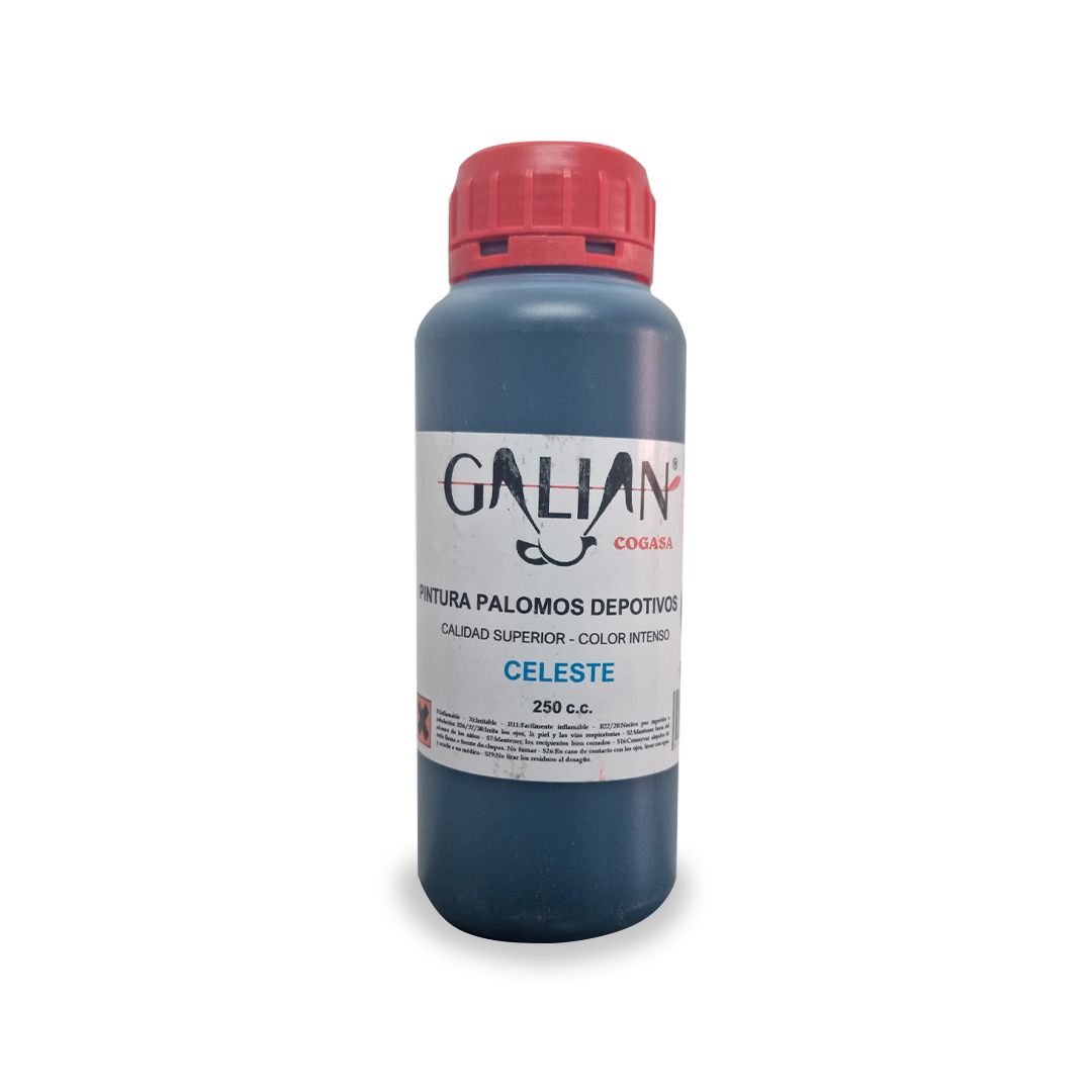 PINTURA PALOMOS CELESTE 250 CC GALIAN