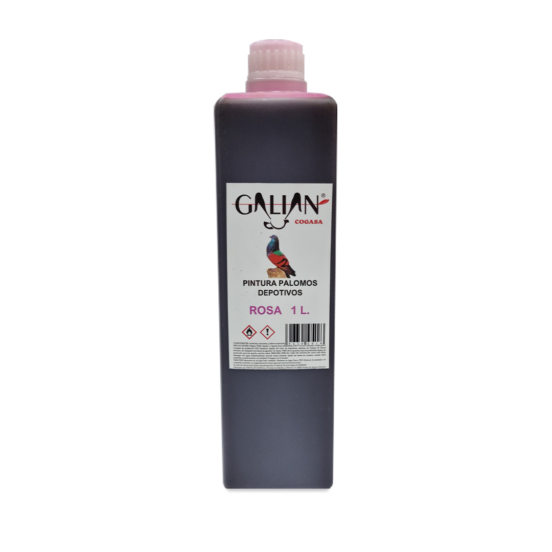 PINTURA PALOMOS ROSA 1L GALIAN