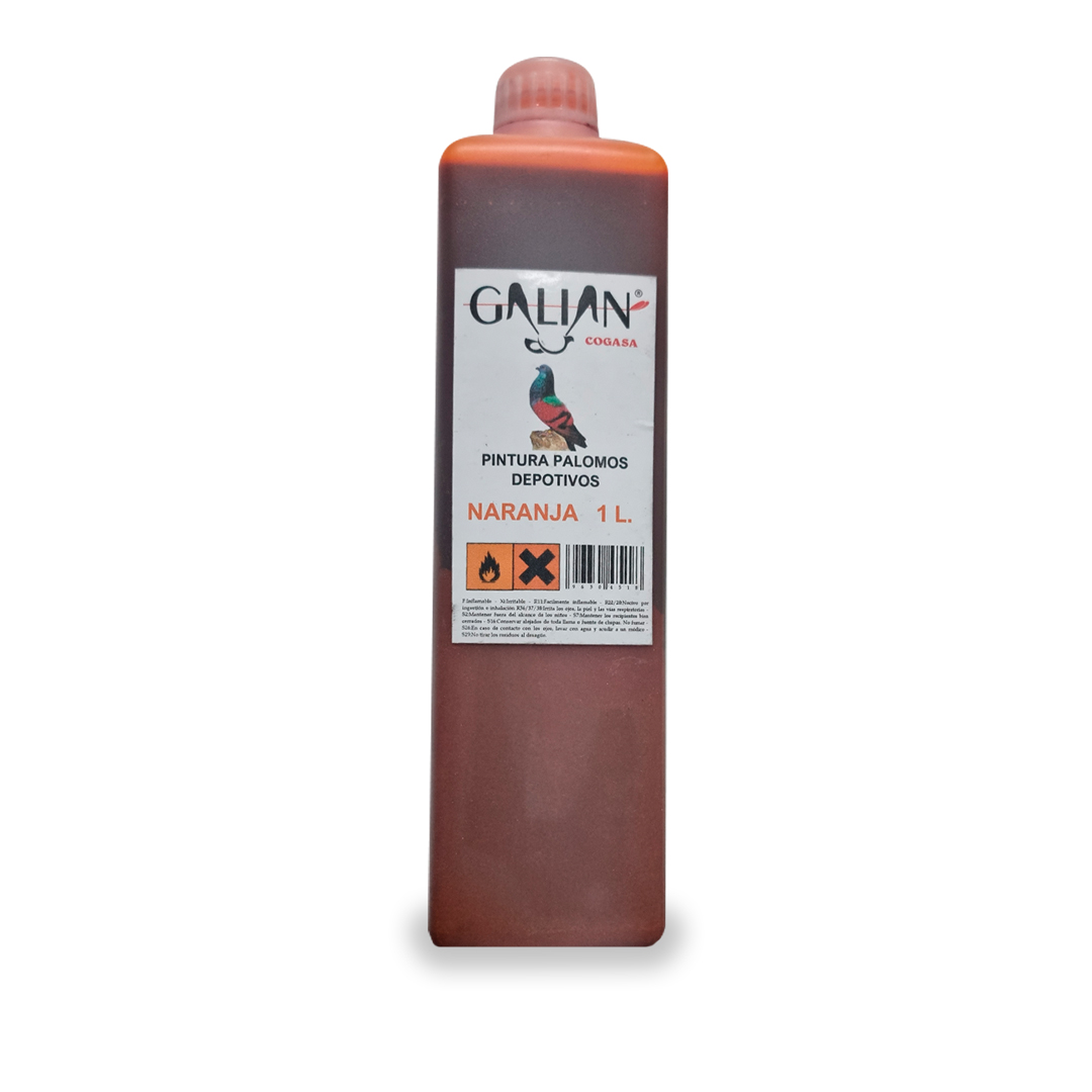PINTURA PALOMOS NARANJA 1L GALIAN