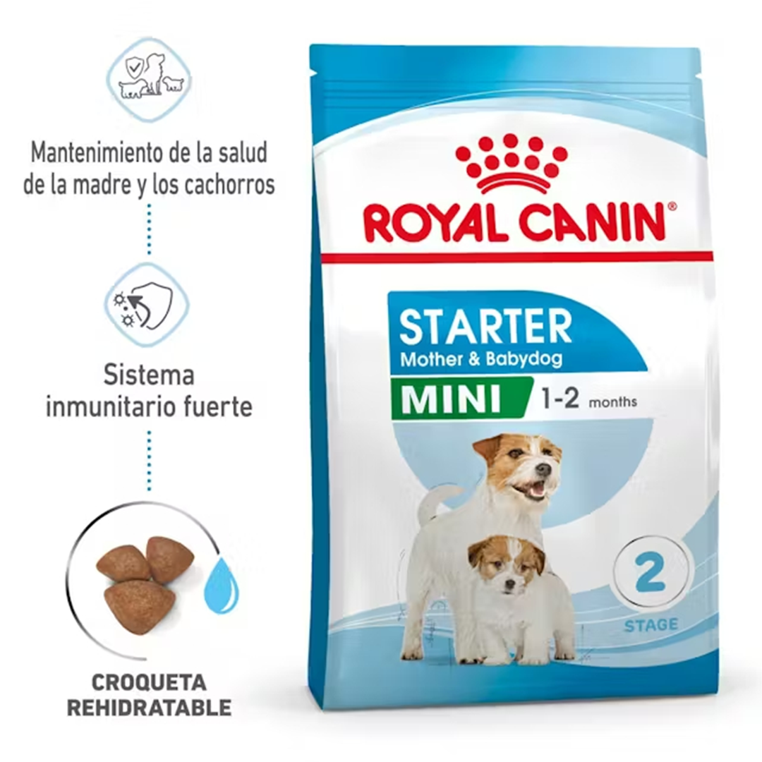 ROYAL CANIN MINI STARTER M&B 4KG - Imagen 2