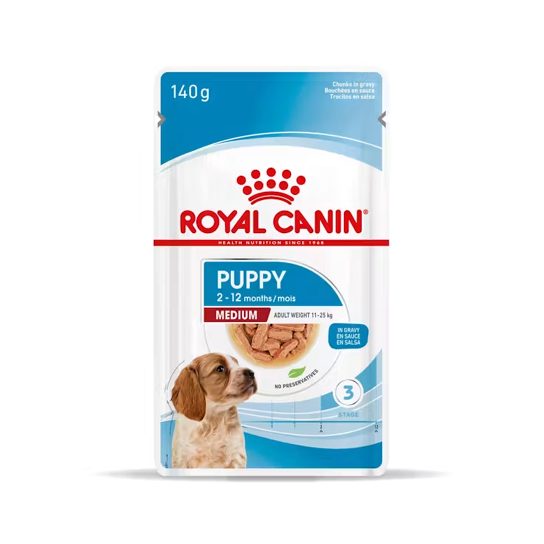 ROYAL CANIN SOBRE MEDIUM PUPPY DOG 85GR