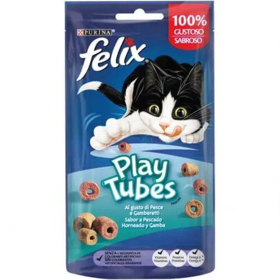 FELIX PLAY TUBES PESCADO&GAMBA 50GR