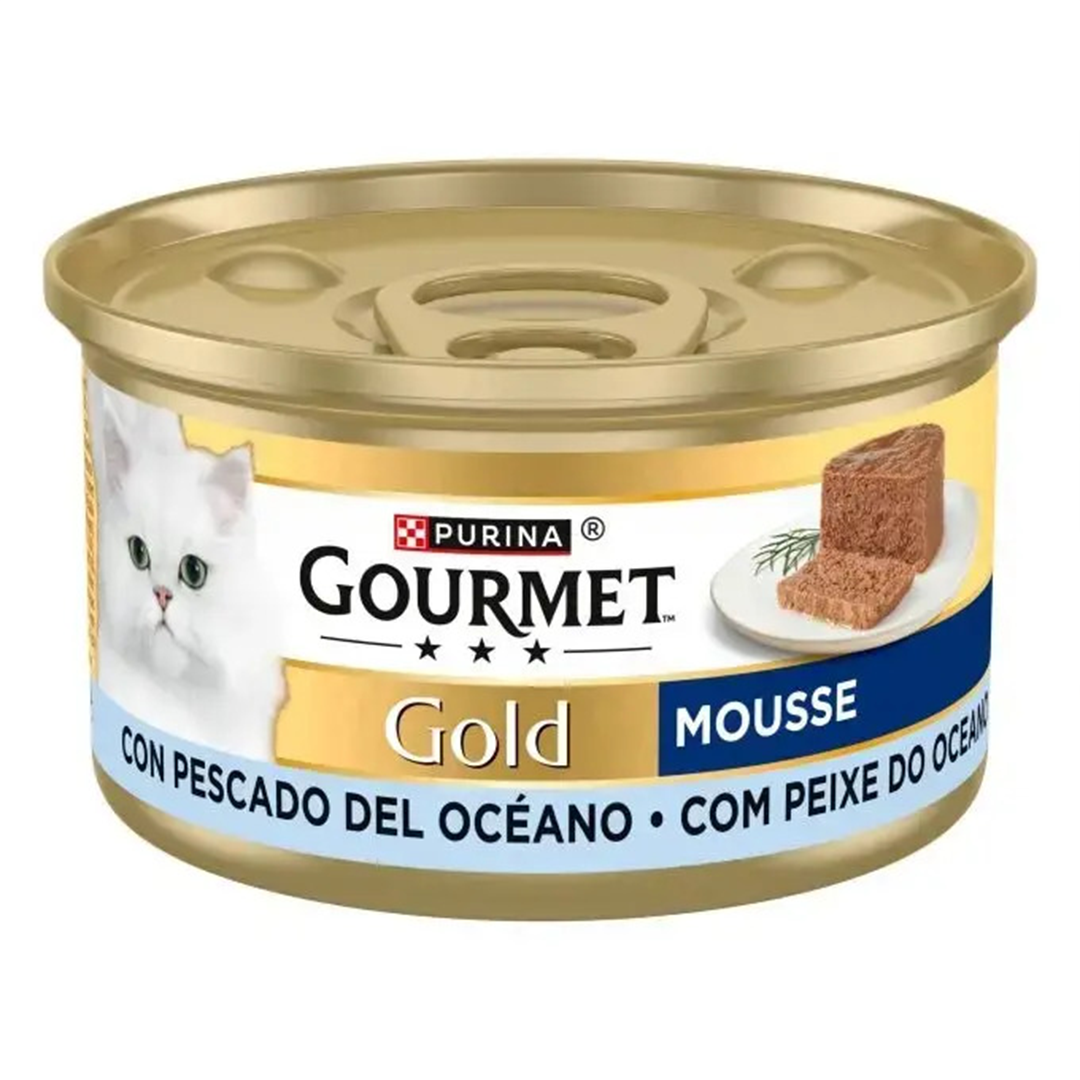 FRISKIES GATOS GOLD MOUSSE PESCADO 85G