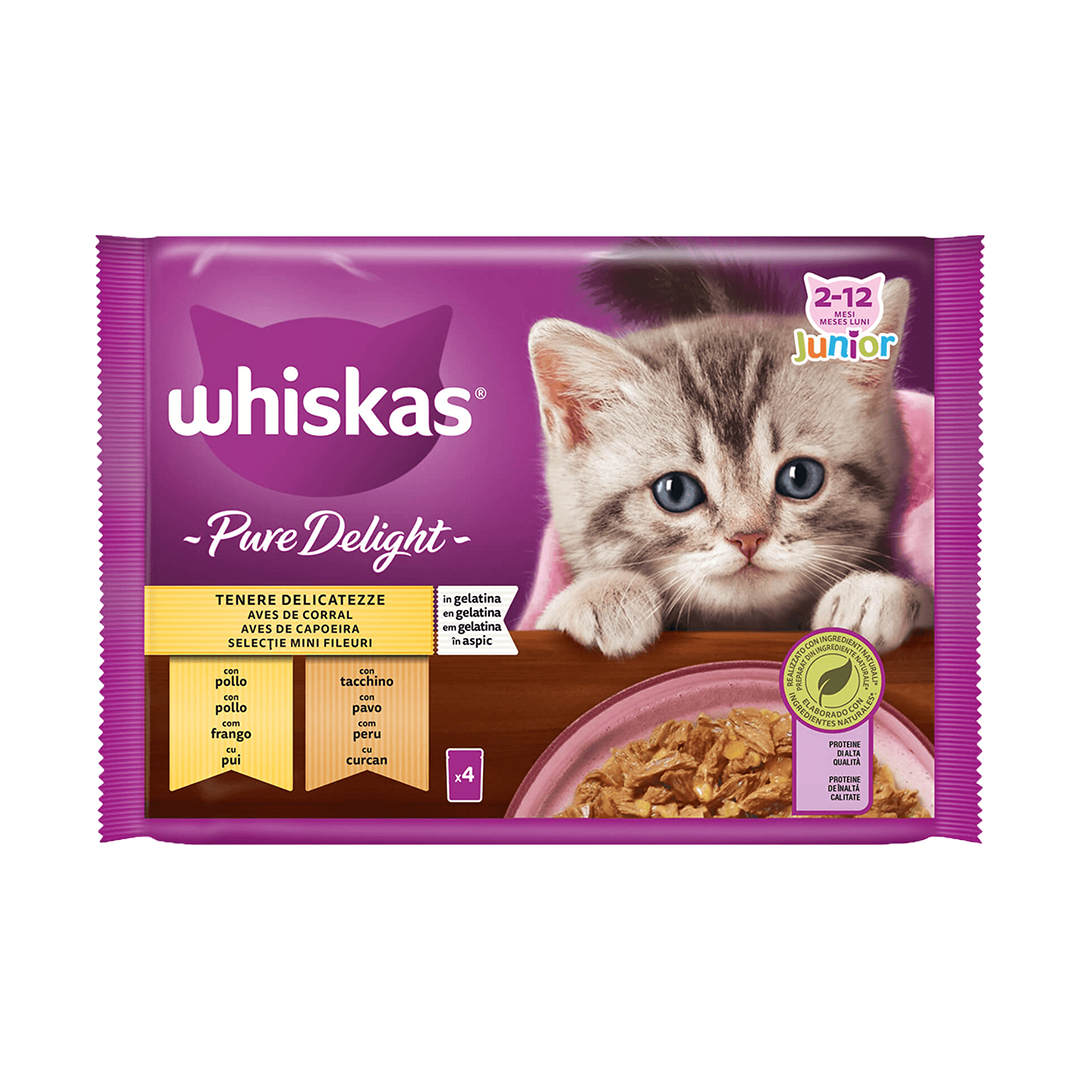 WHISKAS PURE DELIGHT JUNIOR AVES13*4*85