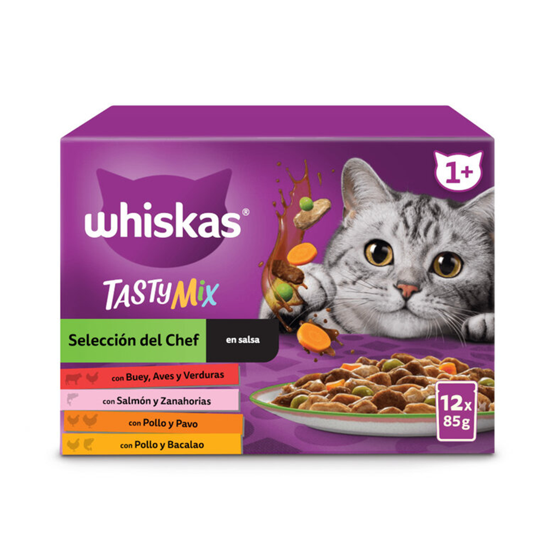 WHISKAS TASTY MIX CHEF CHOICE 13*4*85
