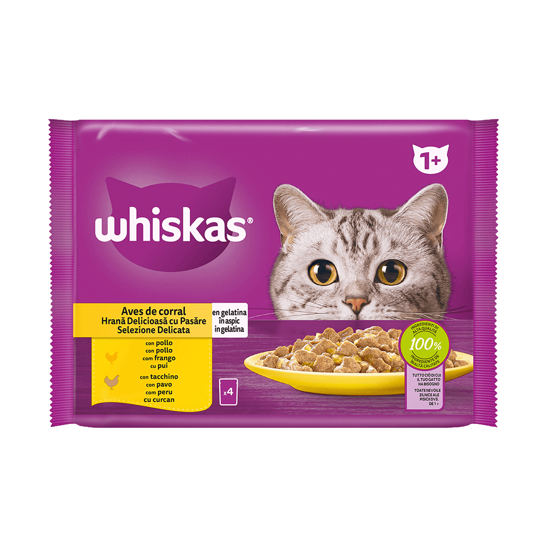 WHISKAS CORE SELECCION AVES 13*4*85