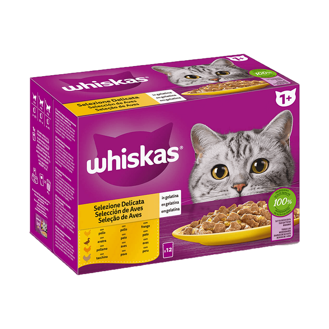 WHISKAS CORE 4*12*85 MCK S DELICATA AVES