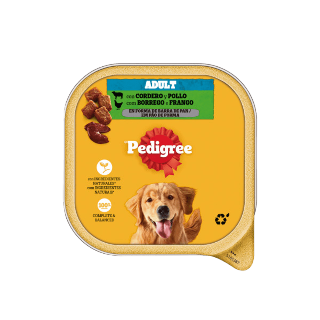 PEDIGREE TARRINA CORDERO Y POLLO 300 GR