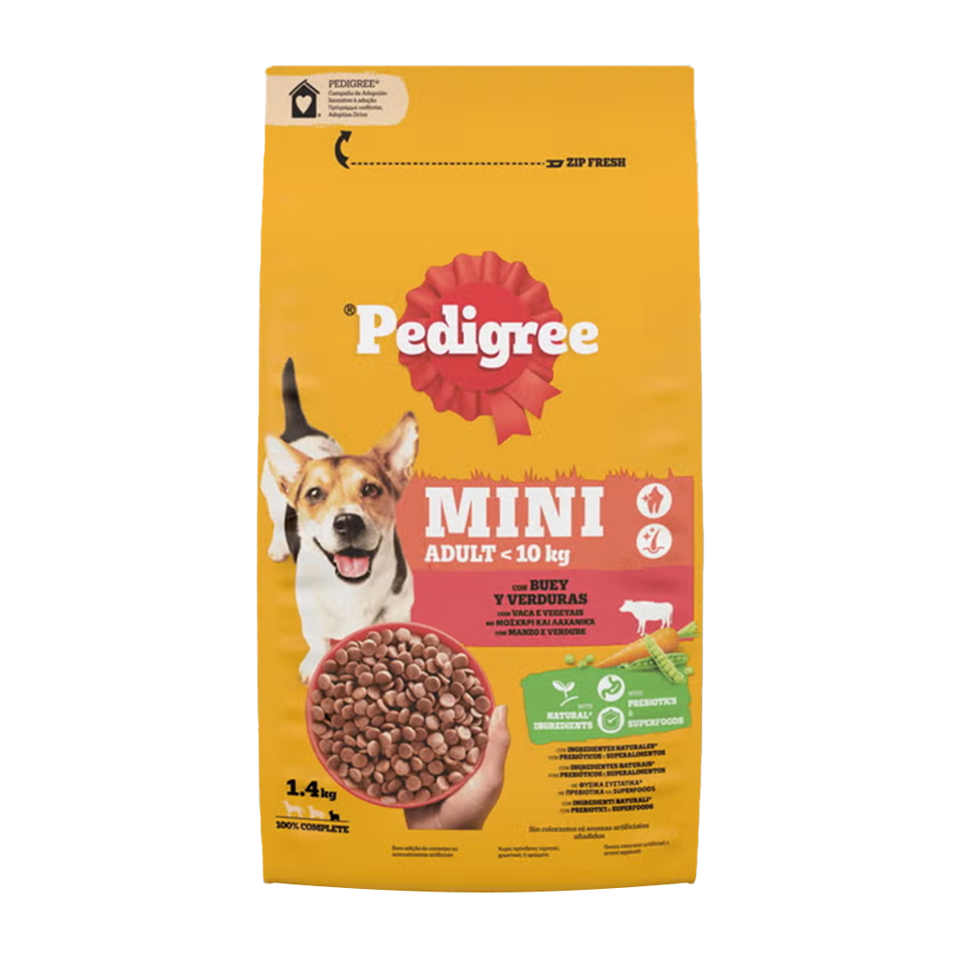 PEDIGREE SECO BUEY Y VERDURAS 1,4 KG