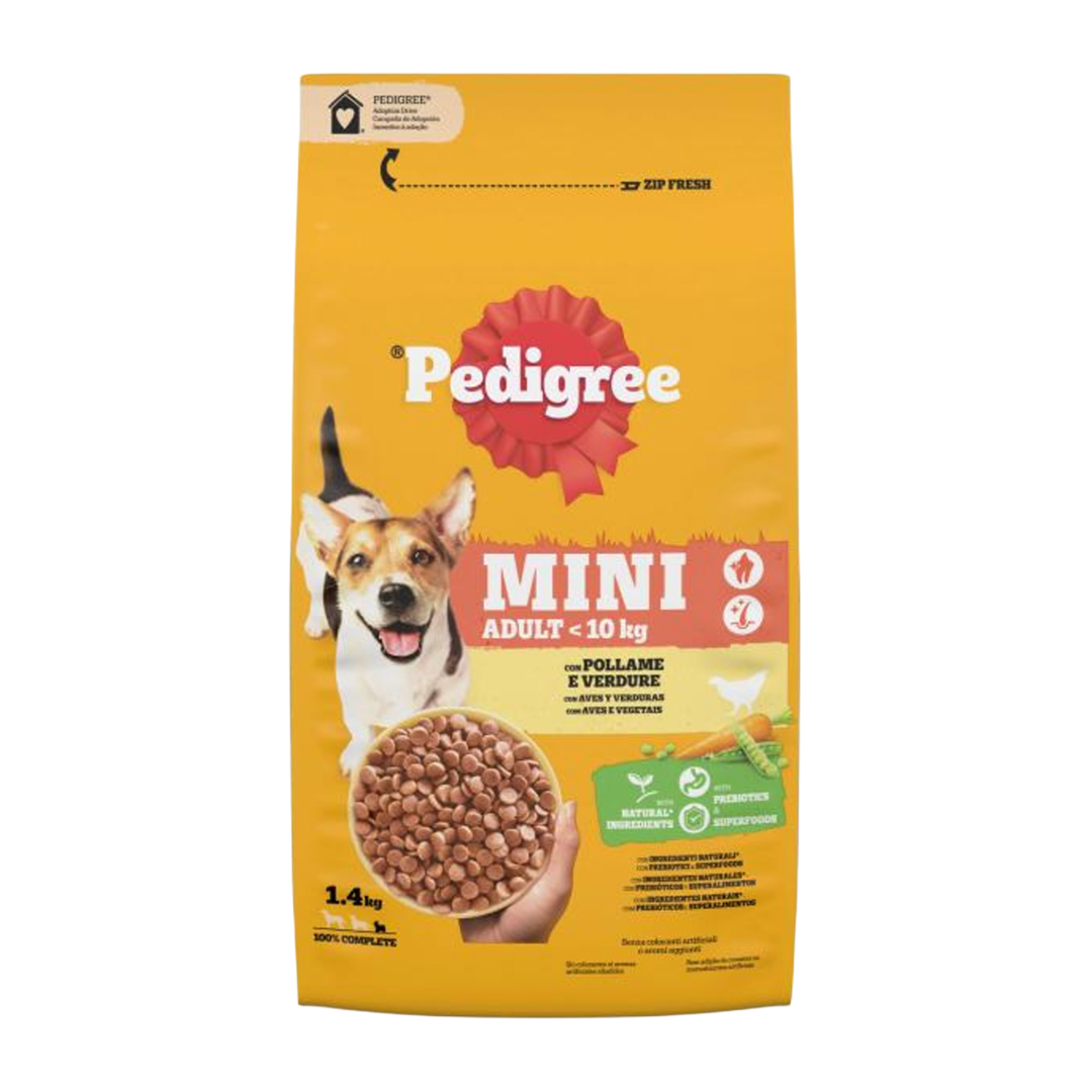 PEDIGREE SECO POLLO Y VERDURAS 1,4 KG