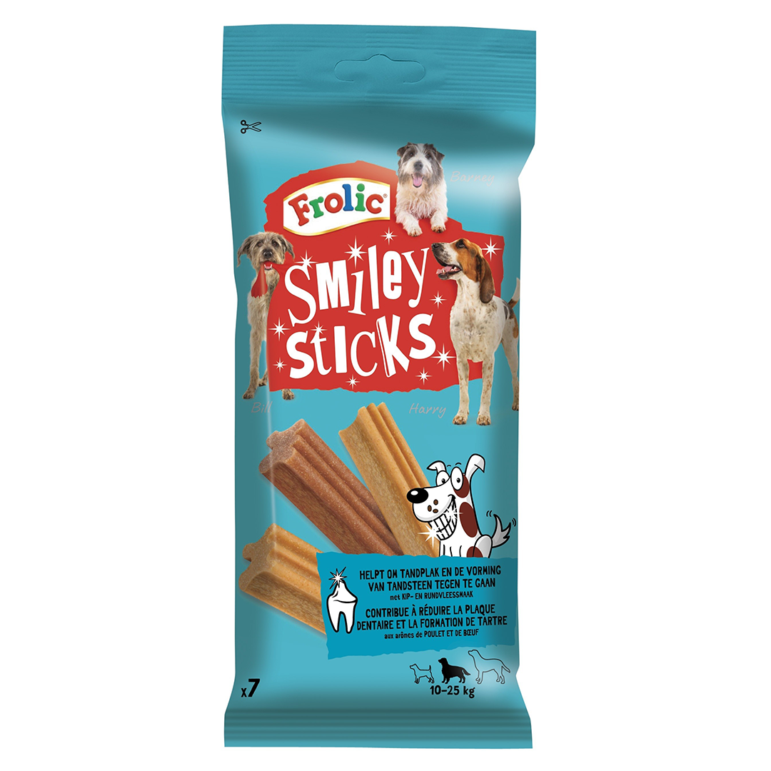 FROLIC SMILEY STICKS RAZA MEDIANA 175 G