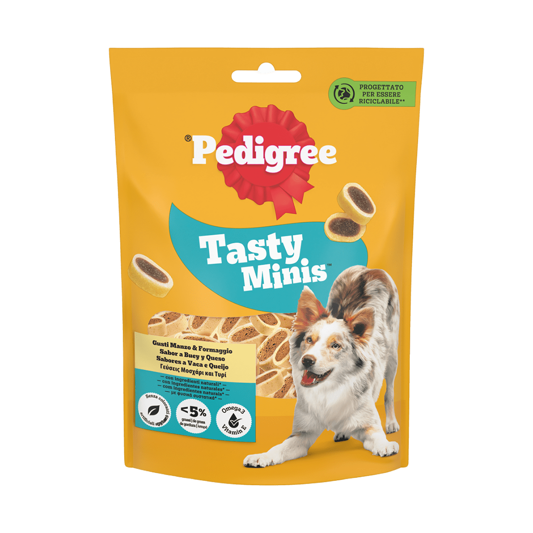 PEDIGREE TASTY BITES CHEESY NIBBL 140 GR