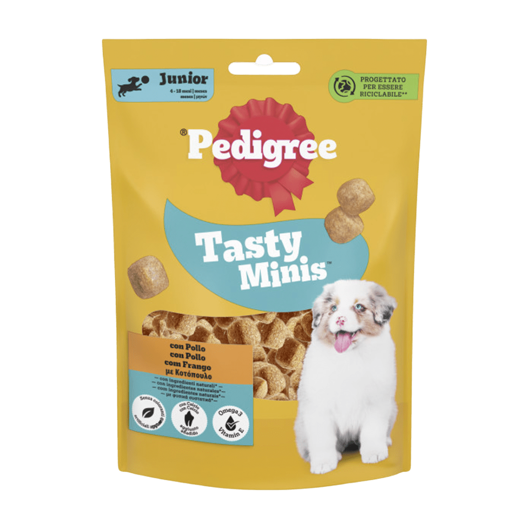 PEDIGREE TASTY BITES JUNIOR POLLO 140 GR