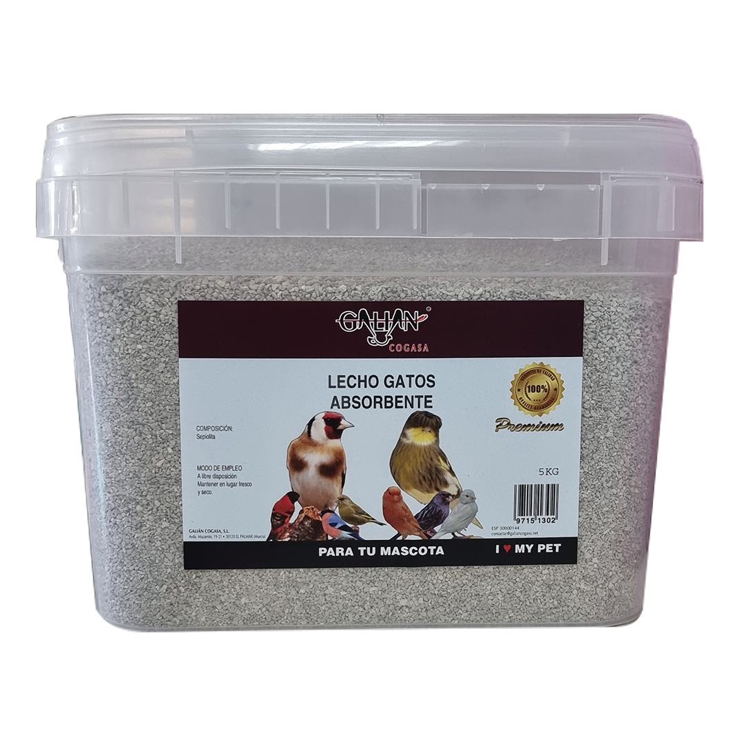 LECHO GATOS ABSORBENTE GALIAN 5 KG