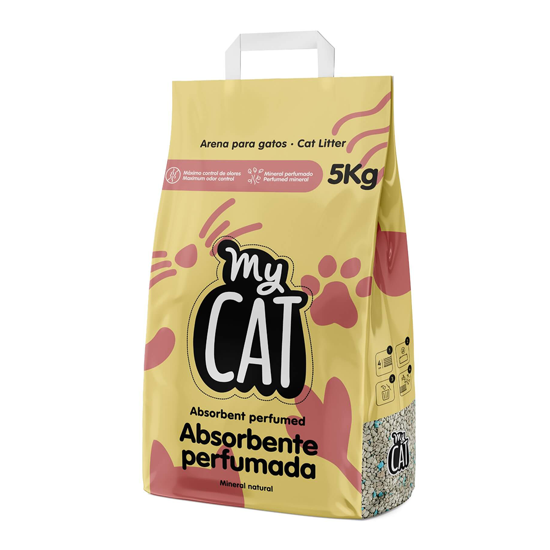 LECHO DE GATOS PERFUMADO MYCAT 5KG