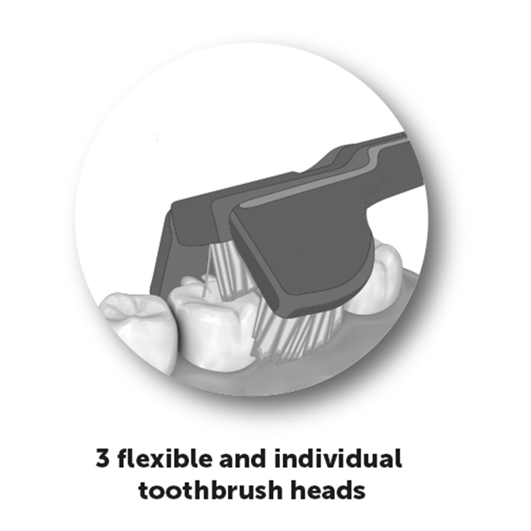 CEPILLO DIENTES KERBER SOFT 3 CABEZALES - Imagen 3