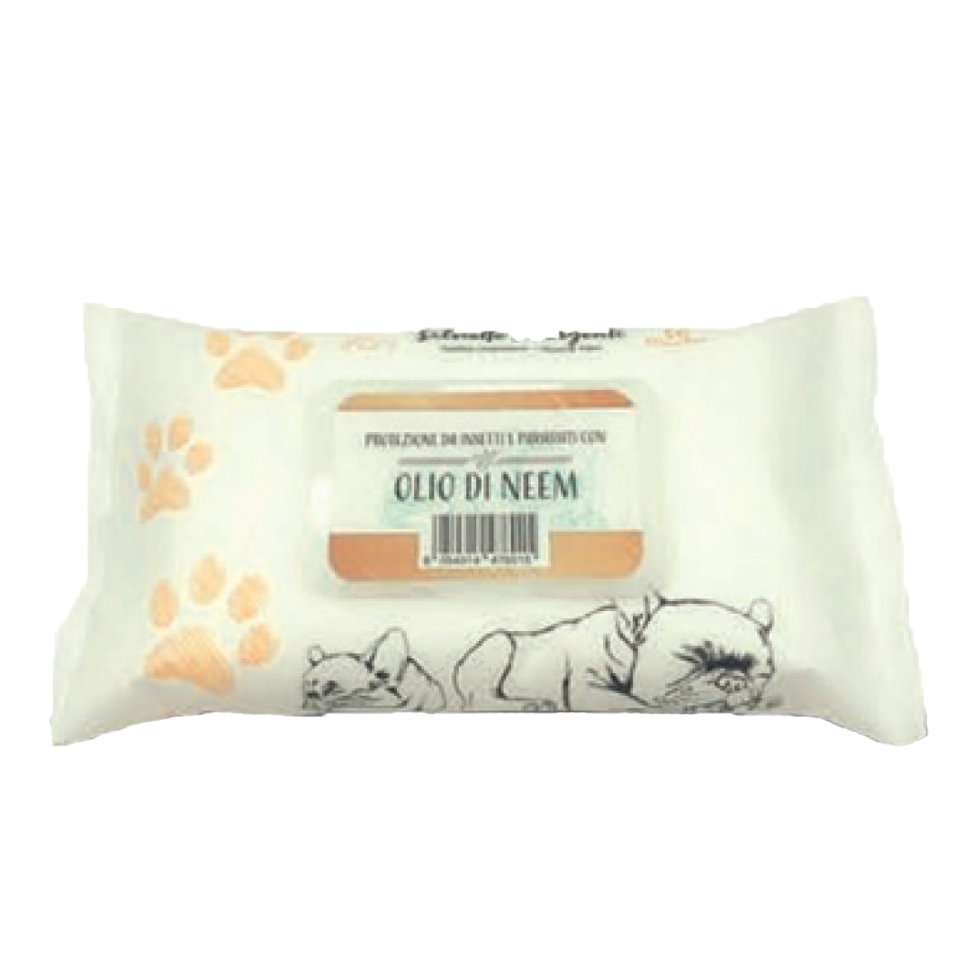 TOALLITAS CON ACEITE DE NEEM 50 UD