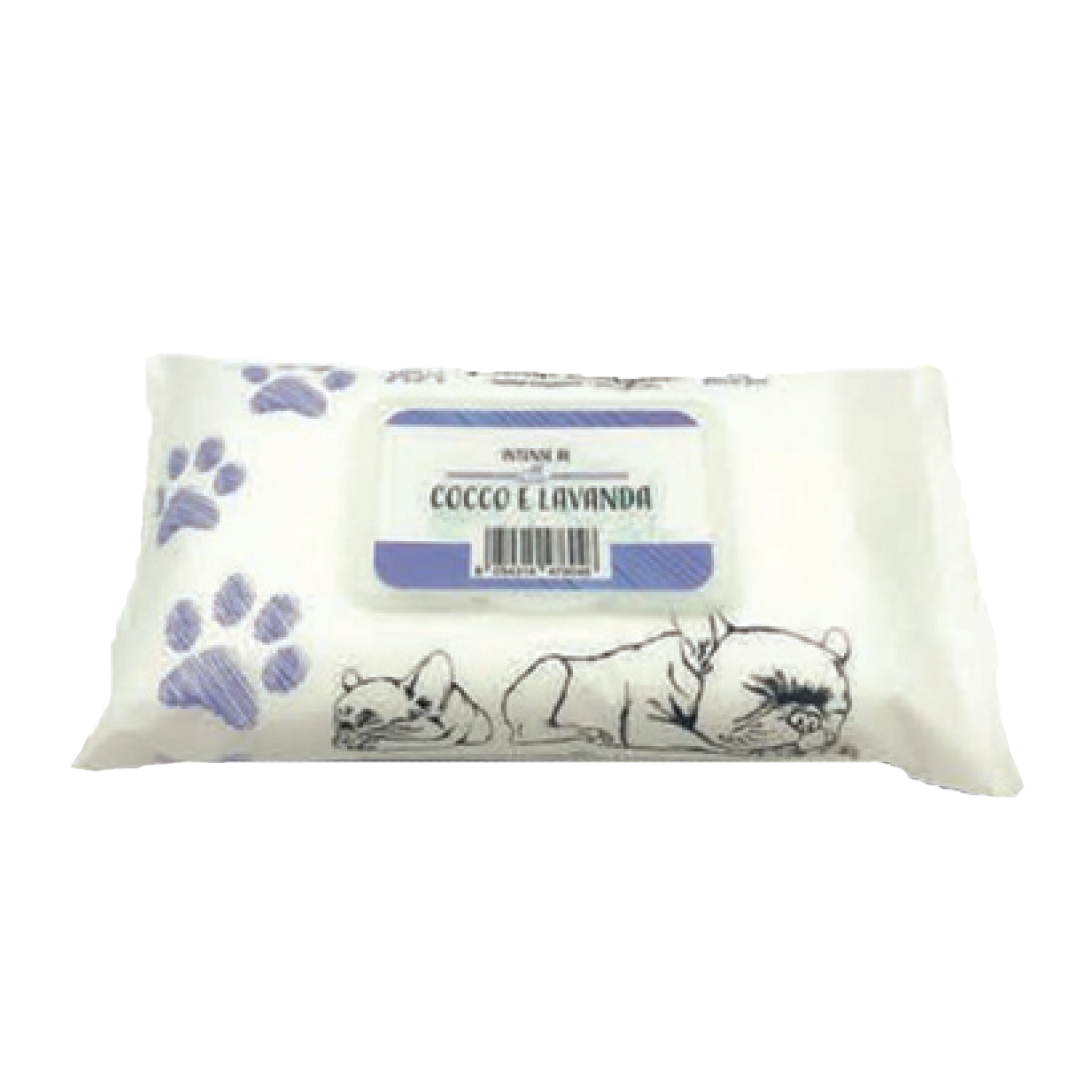 TOALLITAS CON COCO Y LAVANDA 50 UD