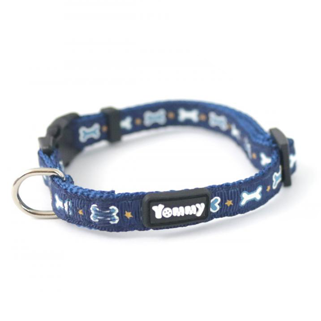 COLLAR NYLON HUESO 40CM*15MM