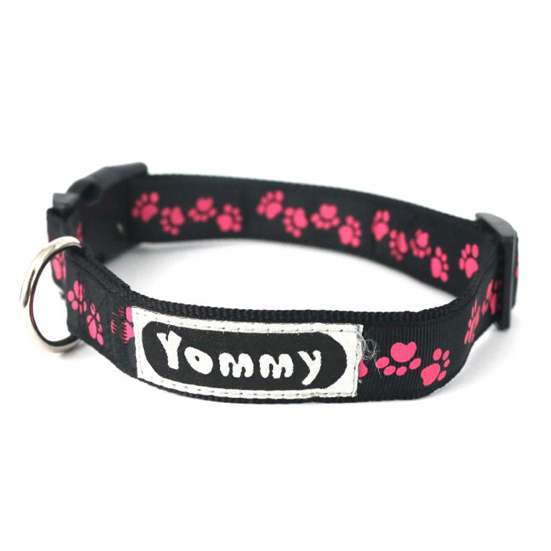COLLAR SILUETA HUELLA PERRO 2.5*25-50 CM