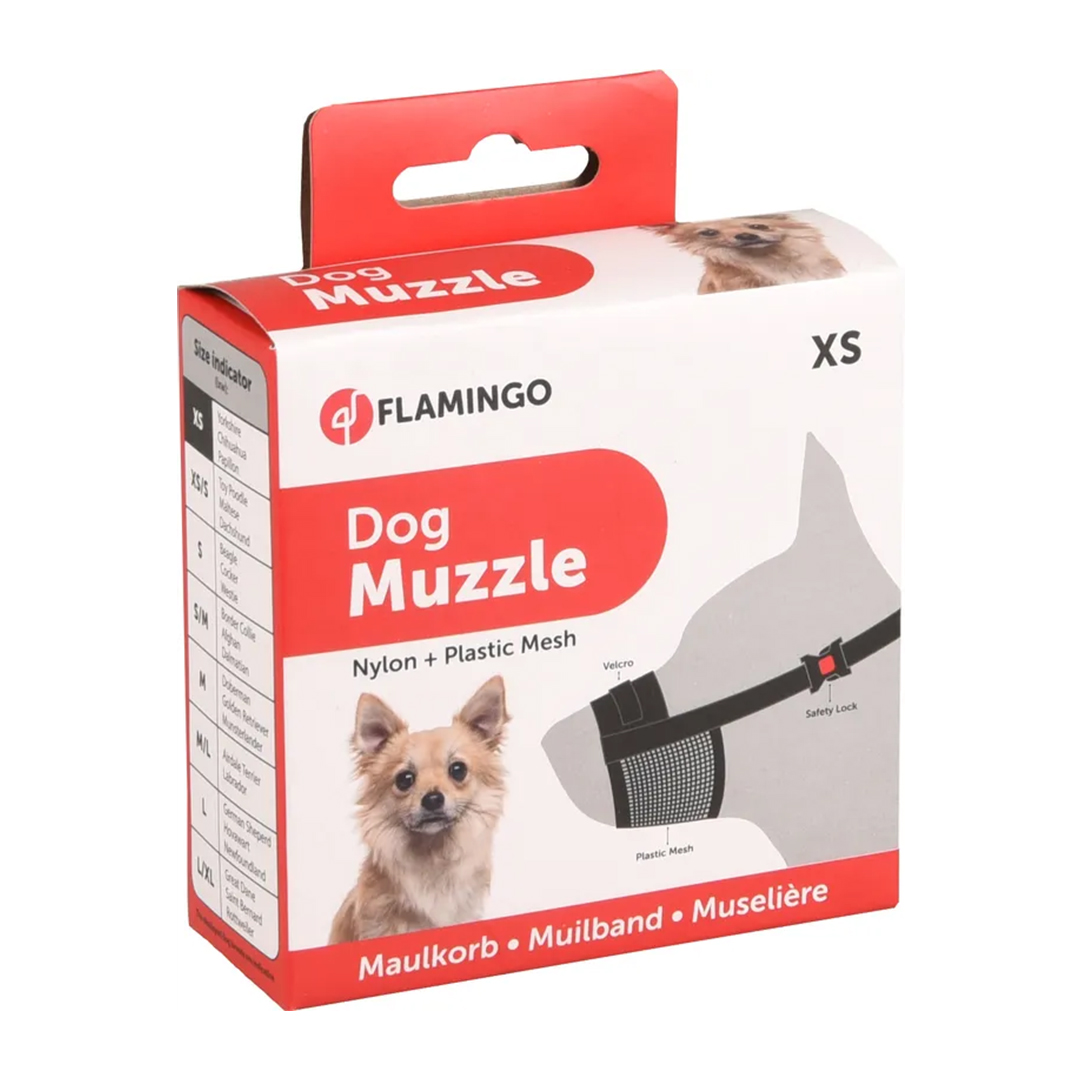 BOZAL NYLON CON VELCRO XS 18-23CM