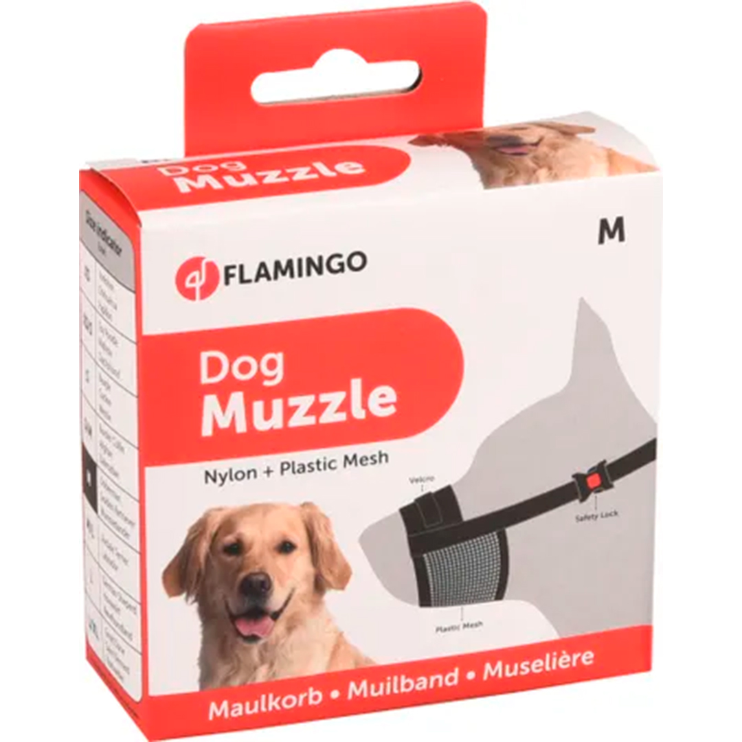 BOZAL NYLON CON VELCRO M 24-30CM