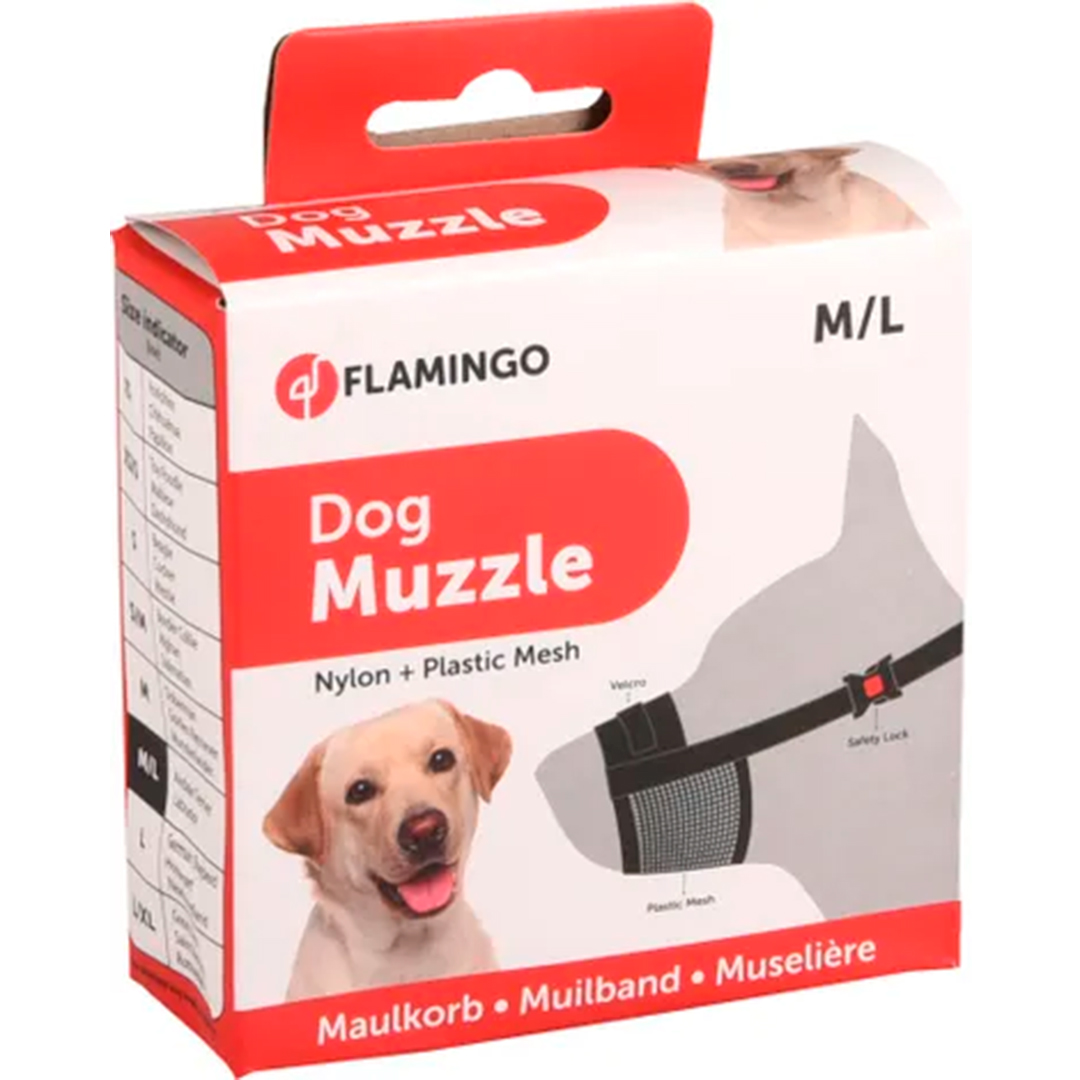 BOZAL NYLON CON VELCRO M/L 25-32CM