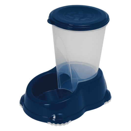 COMEDERO PERROS SNACKER 1,5L AZUL