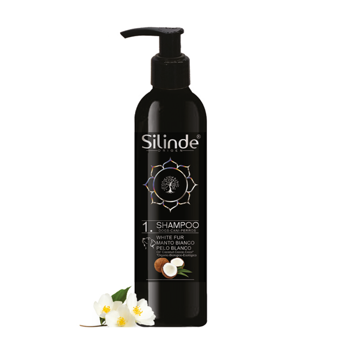 CHAMPU PERROS SILINDE PELO BLANCO 300 ML