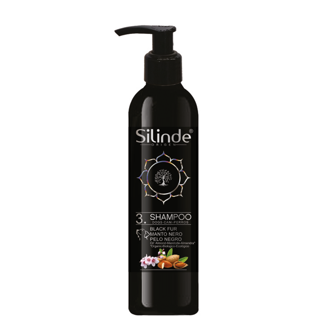 CHAMPU PERROS SILINDE PELO NEGRO 300 ML