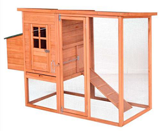 CASETA GALLINA MADERA M. LYON 198*75*103