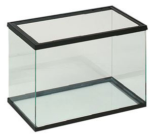ACUARIO VIDRIO 20L (40*20*25) NEGRO
