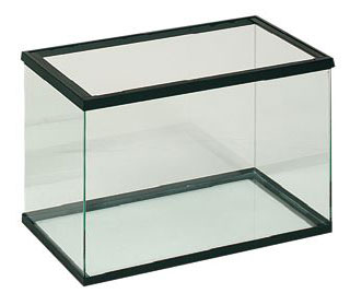 ACUARIO VIDRIO 11L (30*18*20 CM) NEGRO