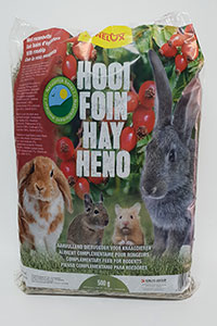 HENO PARA ROEDORES CON FRUTOS ROJOS 500G