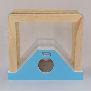 CASETA HAMSTER CON ESCALERAS 20*8.7*16.5