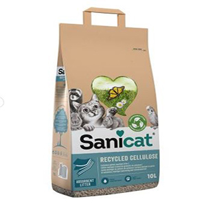 PELET CELULOSA RECICLADA BOLSA 10L SANIC