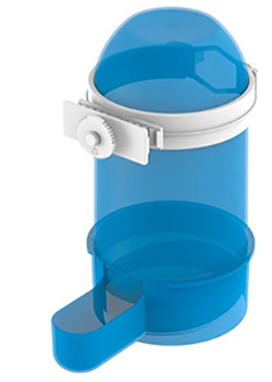 BEBEDERO AVES AZUL 800 CC CON SOPORTE