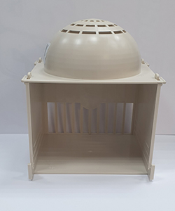 CASETA NIDO EXTERIOR PLASTICO CON PUERTA