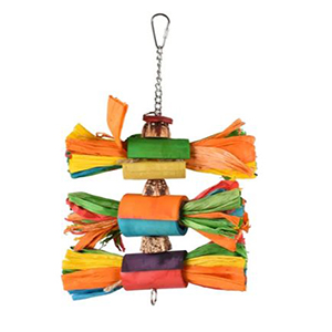 COLGANTE LORO RAINBOW ART MULTI 31 CM
