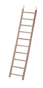 ESCALERA MADERA PERIQUITO 7*22 CM 4 PELD
