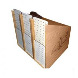 TRANSPORTIN PALOMOS SEIS CUÑA EN MADERA